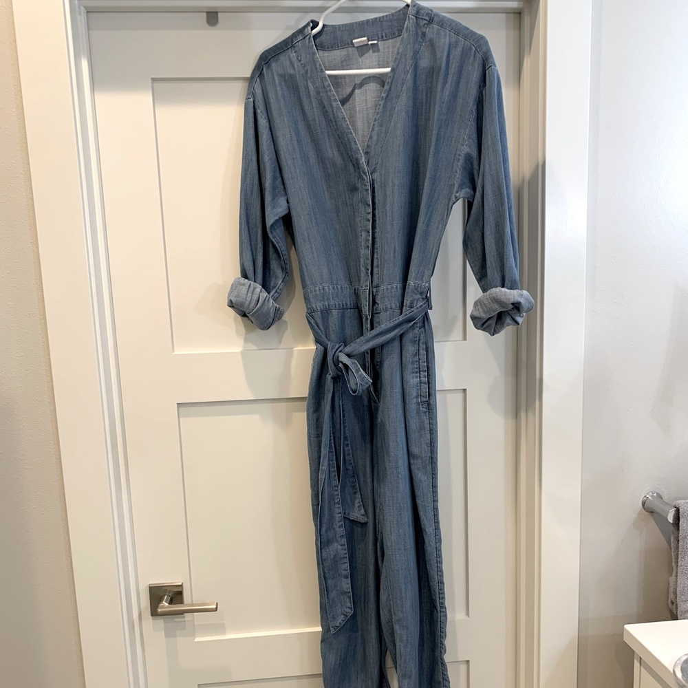Chambray, Gap jumpsuit. Size 10